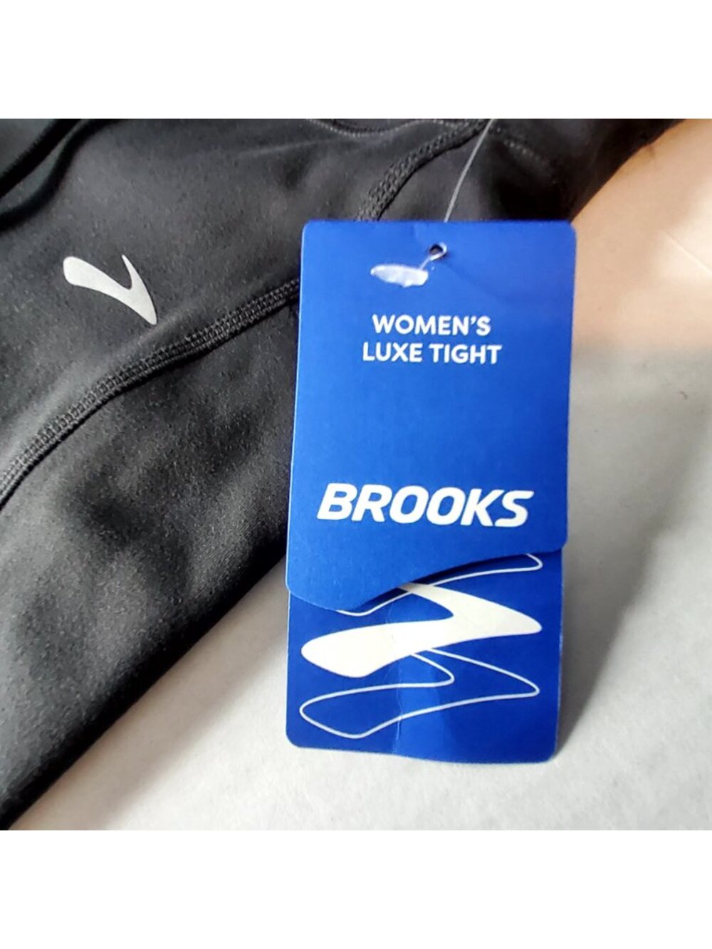 Brooks Womens Black Running Leggings Style #221735 Polyester Blend Size S - Picture 8 of 13